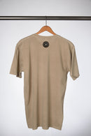 Brooklyn Feather & Flame Tee - Khaki