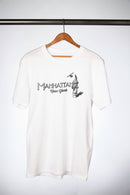 Manhattan Feather & Flame Tee - White
