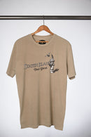 Staten Island Feather & Flame Tee - Khaki